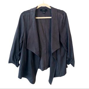Alfani faux suede blazer XL grey